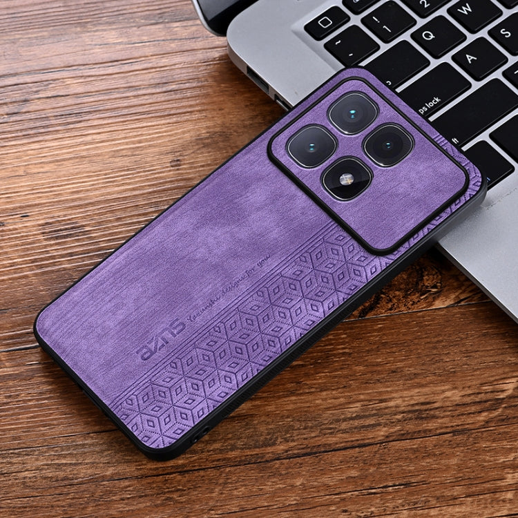 For Redmi K70 Ultra AZNS 3D Embossed Skin Feel Phone Case(Purple) - Xiaomi Cases by AZNS | Online Shopping UK | buy2fix