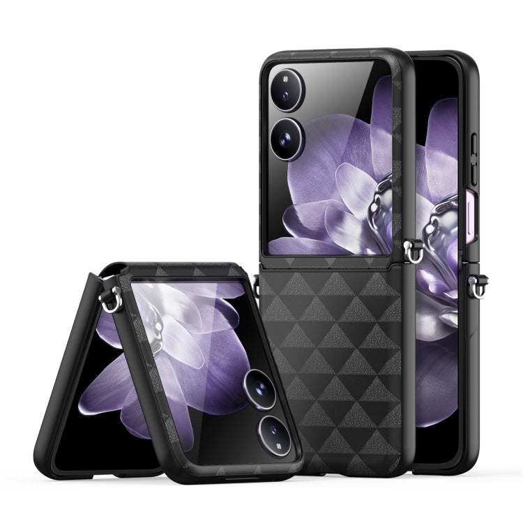 For Xiaomi Mix Flip DUX DUCIS Fitt Series TPU + PU Texture Full Cover Phone Case(Black) - Xiaomi Cases by DUX DUCIS | Online Shopping UK | buy2fix