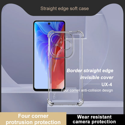 For Infinix Smart 8 Pro X6525B Africa IMAK UX-4 Series Four-corner Shockproof Phone Case(Transparent) - Infinix Cases by imak | Online Shopping UK | buy2fix