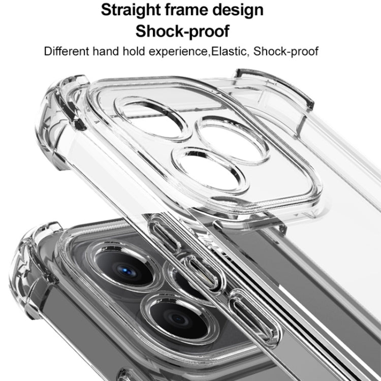 For Tecno Spark Go 2023 IMAK UX-4 Series Four-corner Shockproof Phone Case(Transparent) - Tecno Cases by imak | Online Shopping UK | buy2fix