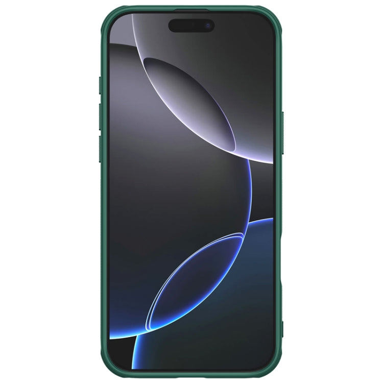 For iPhone 16 Pro Max NILLKIN Frosted Shield Pro PC + TPU Phone Case(Green) - iPhone 16 Pro Max Cases by NILLKIN | Online Shopping UK | buy2fix