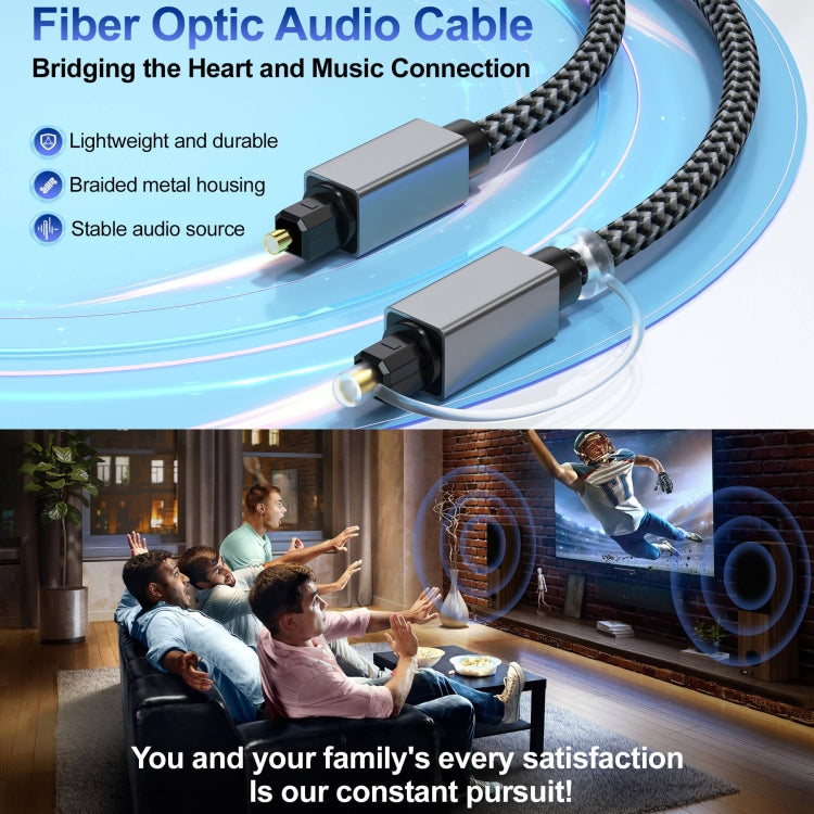 OD5.0mm Toslink Male to Male Digital Optical Audio Cable, Length:3m - Audio Optical Cables by buy2fix | Online Shopping UK | buy2fix