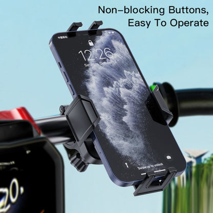 Yesido C127 Dual Side Adjustable Bicycle Handle Phone Holder(Black) - Holders by Yesido | Online Shopping UK | buy2fix