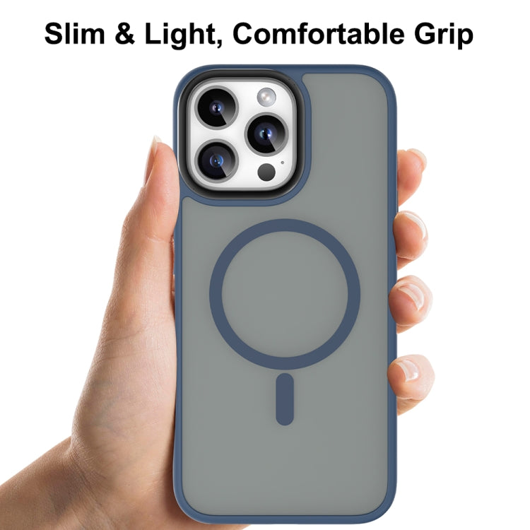 For iPhone 16 Pro Mutural Skin Feel Series Frosted MagSafe Magnetic Phone Case(Grey) - iPhone 16 Pro Cases by Mutural | Online Shopping UK | buy2fix