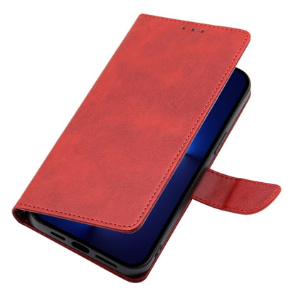 For iPhone 16 Pro Max Calf Texture Buckle Flip Leather Phone Case(Red) - iPhone 16 Pro Max Cases by buy2fix | Online Shopping UK | buy2fix