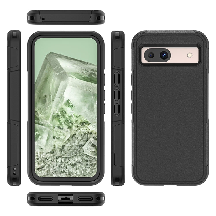 For Google Pixel 8a RedPepper Box PC Hybrid TPU Phone Case(Black) - Google Cases by RedPepper | Online Shopping UK | buy2fix