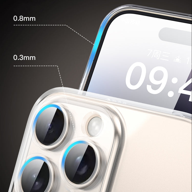 For iPhone 16 Pro Max TOTU PC-1 Soft Series Precision Lens Holes TPU Phone Case(Transparent) - iPhone 16 Pro Max Cases by TOTUDESIGN | Online Shopping UK | buy2fix