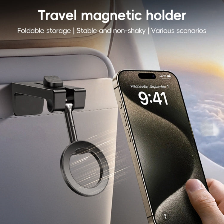 Yesido C298 Clip MagSafe Magnetic Mobile Phone Holder(Black) - Universal Car Holders by Yesido | Online Shopping UK | buy2fix