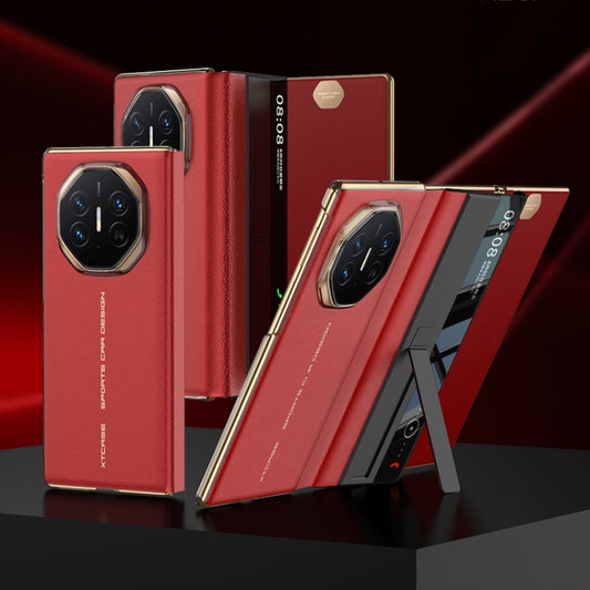 For Huawei Mate XT Ultimate Design GKK Flip Leather Full Coverage Phone Case(Red) - Huawei Cases by GKK | Online Shopping UK | buy2fix