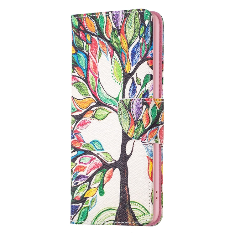 For Samsung Galaxy S25 Ultra 5G Colored Drawing Pattern Leather Phone Case(Tree Life) - Galaxy S25 Ultra 5G Cases by buy2fix | Online Shopping UK | buy2fix