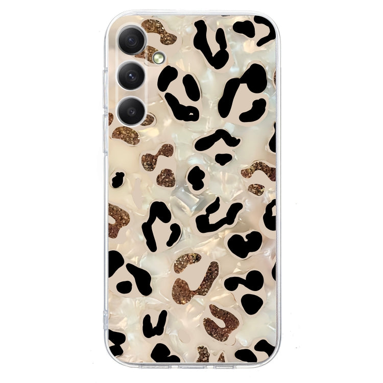 For Samsung Galaxy S25 FE 5G Colorful Painting Pattern TPU Phone Case(Leopard) - Galaxy Phone Cases by buy2fix | Online Shopping UK | buy2fix