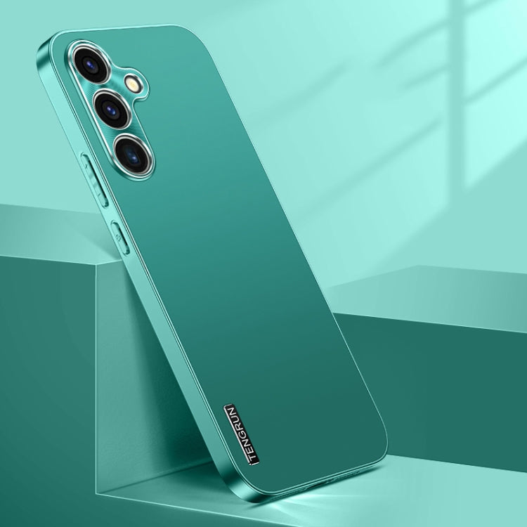 For Samsung Galaxy S25 5G Streamer Series Micro Frosted Metal Paint PC Phone Case(Alpine Green) - Galaxy S25 5G Cases by buy2fix | Online Shopping UK | buy2fix