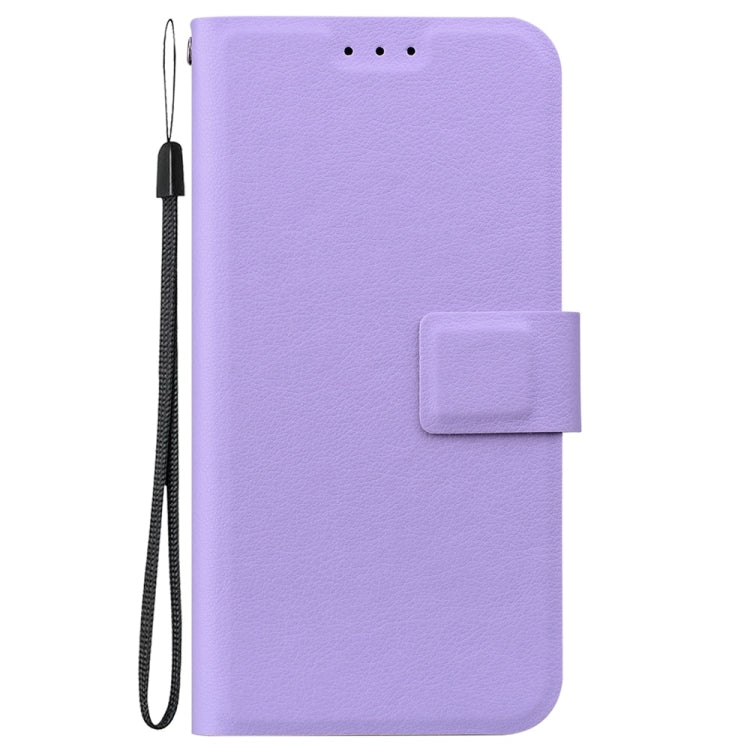 For Samsung Galaxy S25 Ultra 5G Ultra-thin Voltage Magnetic Buckle Leather Phone Case(Purple) - Galaxy S25 Ultra 5G Cases by buy2fix | Online Shopping UK | buy2fix