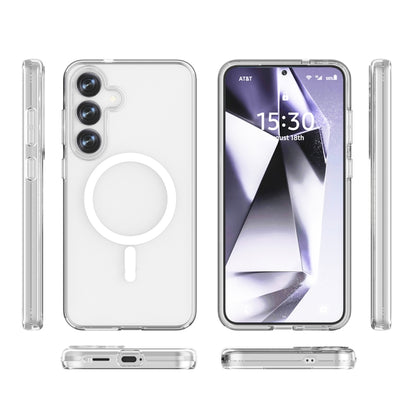 For Samsung Galaxy S25 5G Terminator MagSafe Magnetic Phone Case(Transparent) - Galaxy S25 5G Cases by buy2fix | Online Shopping UK | buy2fix