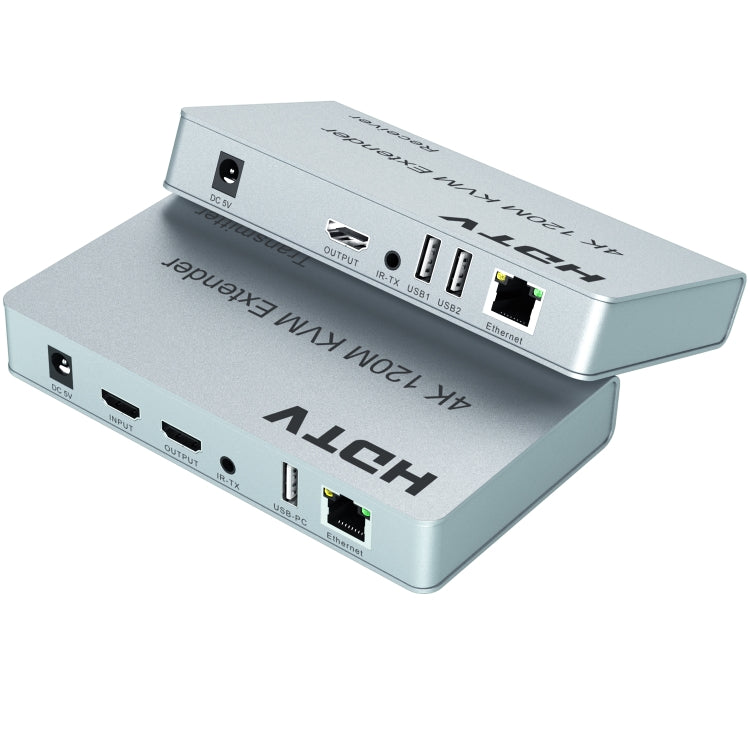 120m HDMI USB KVM 4K Network Extender, Plug:US Plug - Amplifier by buy2fix | Online Shopping UK | buy2fix