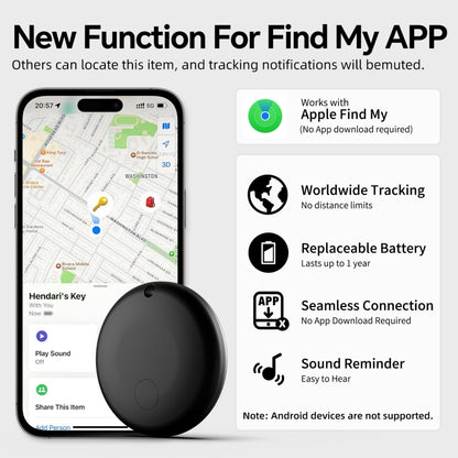 F8 Waterproof Global Location Tracker Anti-lost Device(Black) - Personal Tracker by buy2fix | Online Shopping UK | buy2fix