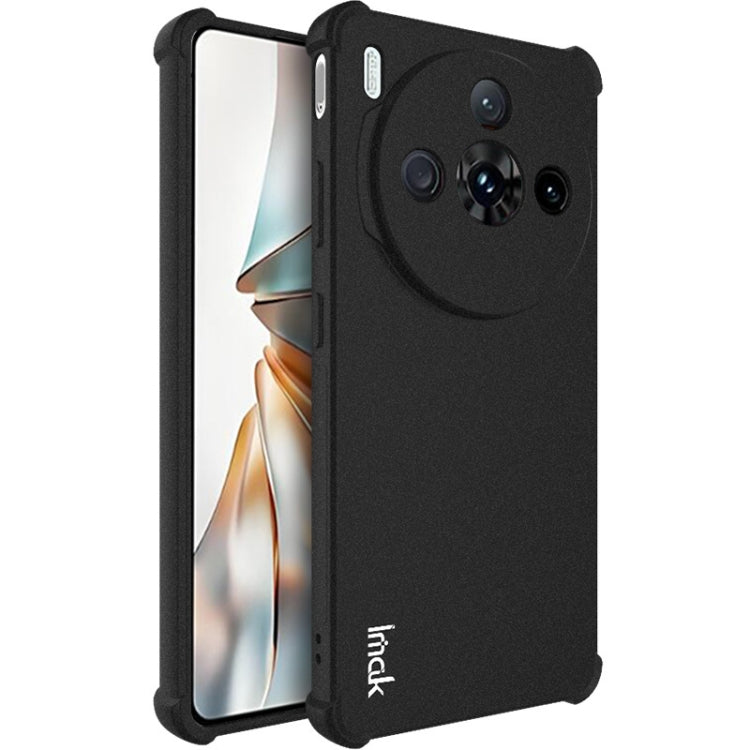 For ZTE Nubia Z60S Pro 5G imak Shockproof Airbag TPU Phone Case(Matte Black) - ZTE Cases by imak | Online Shopping UK | buy2fix