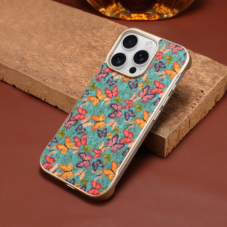 For iPhone 16 Pro Denior A18 Paint MagSafe Phone Case(Butterflies) - iPhone 16 Pro Cases by Denior | Online Shopping UK | buy2fix