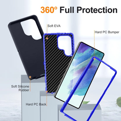 For Samsung Galaxy S25 Ultra 5G Life Waterproof Rugged Phone Case(Dark Blue + Royal Blue) - Galaxy S25 Ultra 5G Cases by buy2fix | Online Shopping UK | buy2fix