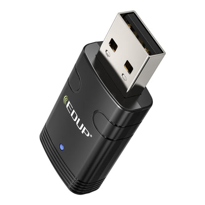 EDUP EP-AX910 900Mbps WiFi 6 Bluetooth 5.3 USB WiFi Adapter Dual-Band Wireless Network Card(Black) - USB Network Adapter by EDUP | Online Shopping UK | buy2fix