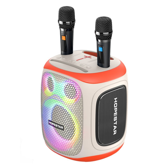 HOPESTAR PARTY130 Outdoor Dual Mic Long Endurance Bluetooth Speaker(Beige) - Waterproof Speaker by HOPESTAR | Online Shopping UK | buy2fix