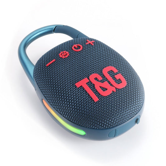 T&G TG447 Mini Portable Outdoor Sports Bluetooth Speaker(Blue) - Desktop Speaker by T&G | Online Shopping UK | buy2fix