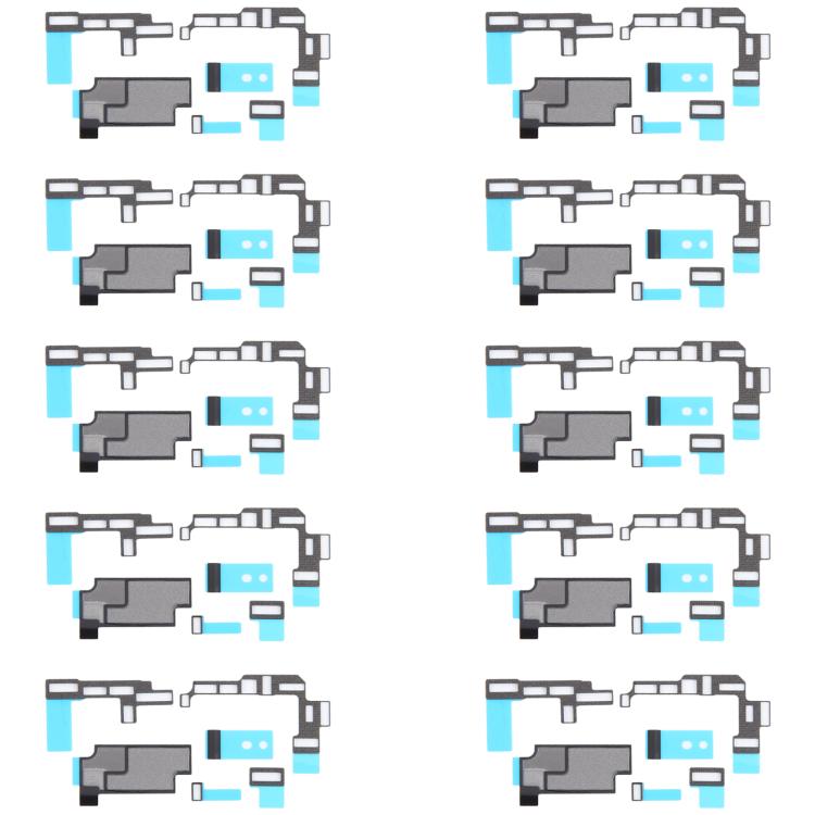 For iPhone 16 Plus 10sets Mainboard Heat Sink Sticker + FPC Sponge Foam Pads -  by buy2fix | Online Shopping UK | buy2fix