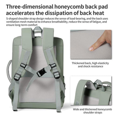 P960 Large Capacity Water Resistant Fashionable Backpack(Grey) - Backpack by buy2fix | Online Shopping UK | buy2fix