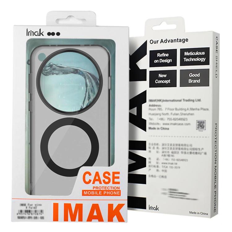 For Google Pixel 9 / 9 Pro IMAK Candy Series Shockproof MagSafe Phone Case(Blue) - Google Cases by imak | Online Shopping UK | buy2fix