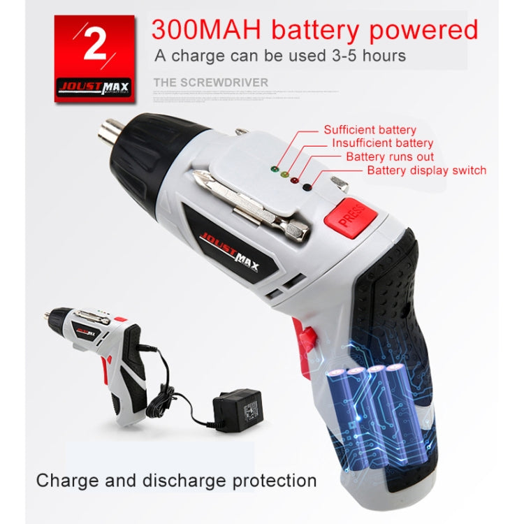 4.8V Multi-functional Household Electric Screwdriver Electric Drill Electric Screwdriver Set US Plug - Drill & Drill Bits by buy2fix | Online Shopping UK | buy2fix