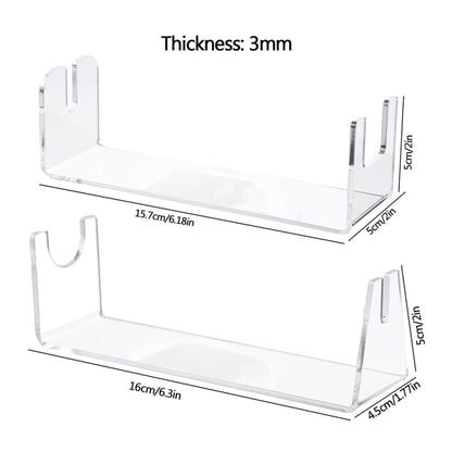 2pcs YX021-3 Acrylic Swiss Army Knife Display Knife Holder - Shelf & Hooks by buy2fix | Online Shopping UK | buy2fix