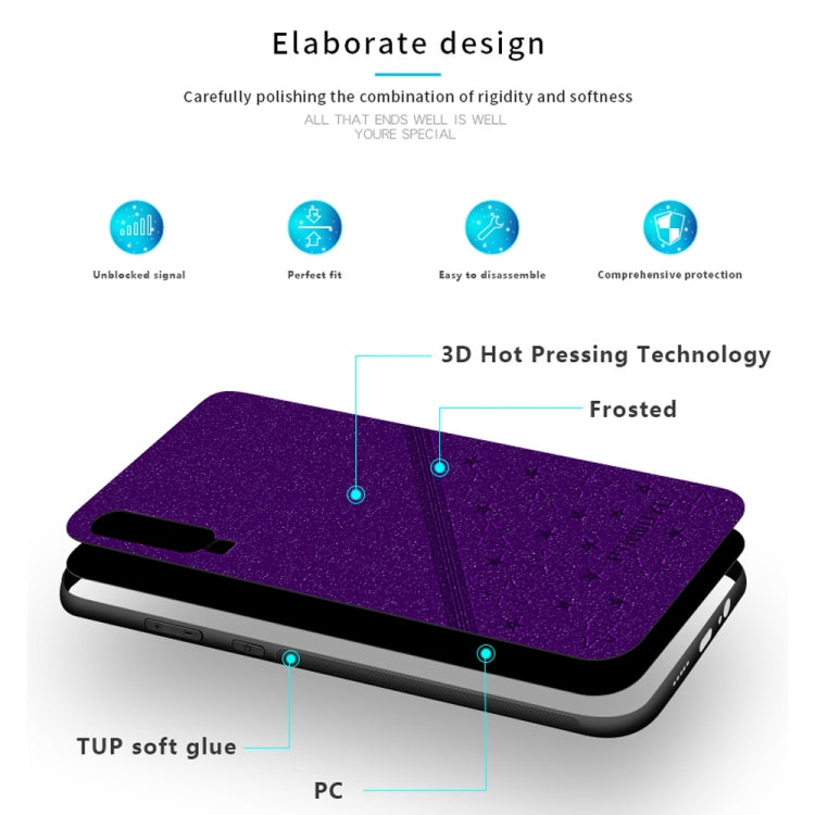 PINWUYO Full Coverage Waterproof Shockproof PC+TPU+PU Case for Huawei P30 (Purple) - Huawei Cases by PINWUYO | Online Shopping UK | buy2fix