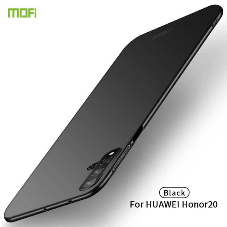 MOFI Frosted PC Ultra-thin Hard Case for Huawei Honor 20 (Black) - Honor Cases by MOFI | Online Shopping UK | buy2fix