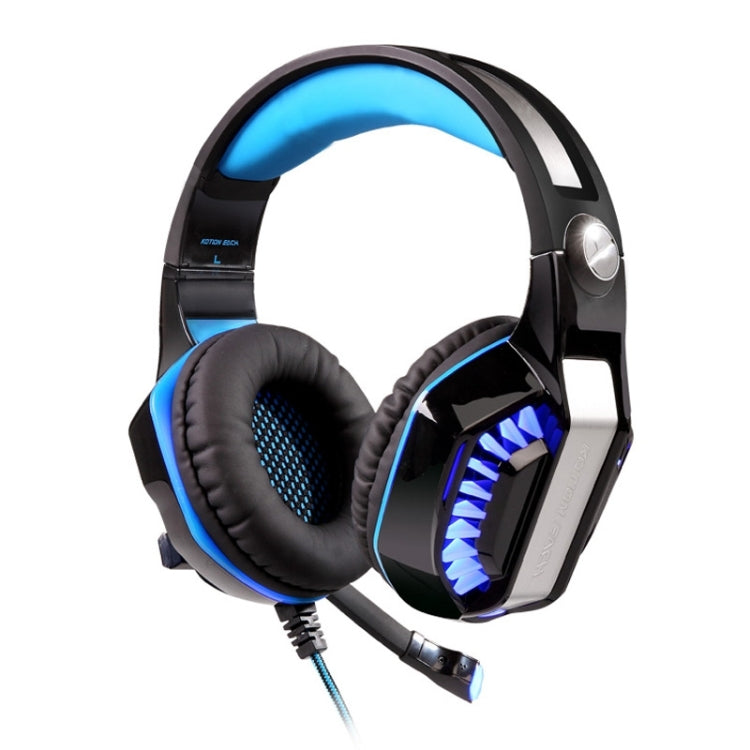 KOTION EACH G2000 Stereo Bass Gaming Headphone with Microphone & LED Light, For PS4, Smartphone, Tablet, Computer, Notebook - Multimedia Headset by KOTION EACH | Online Shopping UK | buy2fix