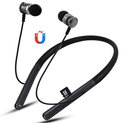 F108 Bluetooth 4.2 Hanging Neck Design Bluetooth Headset, Support Music Play & Switching & Volume Control & Answer(Black) - Neck-mounted Earphone by buy2fix | Online Shopping UK | buy2fix