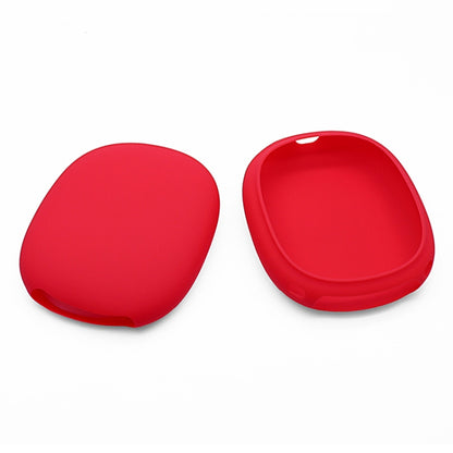 A Pair Full Coverage Anti-scratch Silicone Headphone Protective Case for AirPods Max(Red) - For AirPods Max by buy2fix | Online Shopping UK | buy2fix