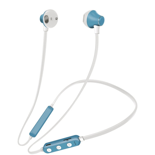 MG-G18 Bluetooth 4.2 Sport Wireless Bluetooth Earphone, Support Card (Baby Blue) - Bluetooth Earphone by buy2fix | Online Shopping UK | buy2fix