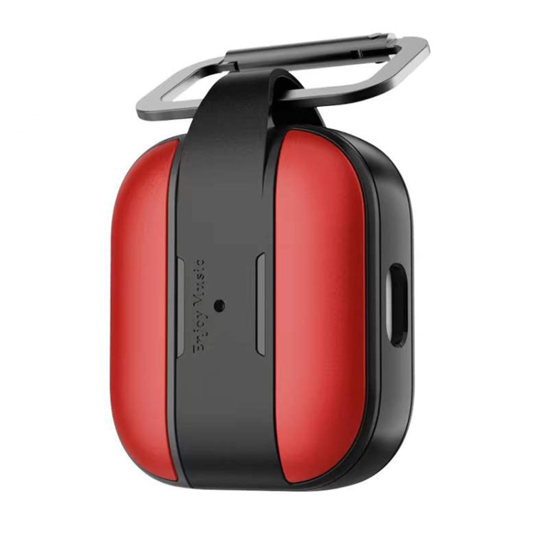 Mutural Rugged Utility Protective Case with Hook For AirPods 3 (Red) - For AirPods 3 by Mutural | Online Shopping UK | buy2fix