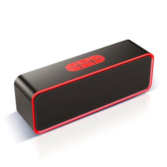 SC211 Portable Subwoofer Wireless Bluetooth Speaker Bluetooth 5.0, Support TF Card & U Disk & 3.5mm AUX (Red) - Desktop Speaker by buy2fix | Online Shopping UK | buy2fix