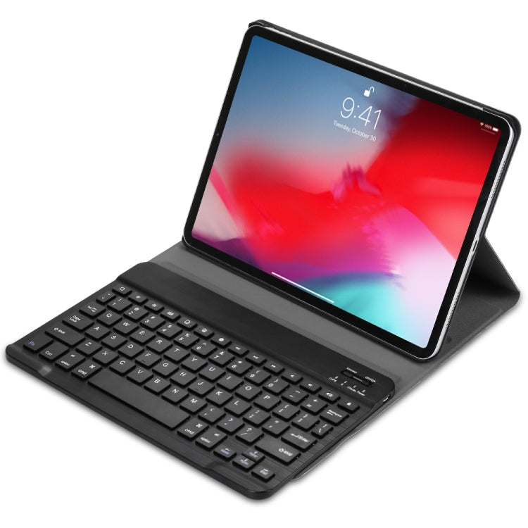 A11 Bluetooth 3.0 Ultra-thin ABS Detachable Bluetooth Keyboard Leather Tablet Case with Holder for iPad Pro 11 inch 2021 (Dark Blue) - For iPad Pro by buy2fix | Online Shopping UK | buy2fix