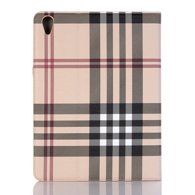 Plaid Texture Horizontal Flip PU Leather Case for iPad Air 11 2024 / iPad Pro 11 inch (2018), with Holder & Card Slots & Wallet(White) - iPad Pro 11 (2018) Cases by buy2fix | Online Shopping UK | buy2fix