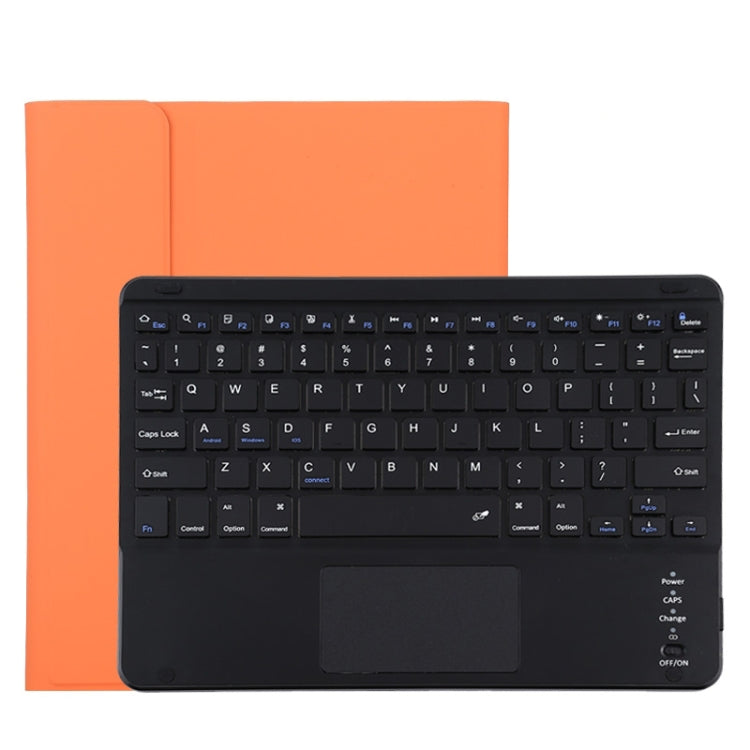 TG11BC Detachable Bluetooth Black Keyboard Microfiber Leather Tablet Case for iPad Pro 11 inch (2020), with Touchpad & Pen Slot & Holder (Orange) - For iPad Pro by buy2fix | Online Shopping UK | buy2fix