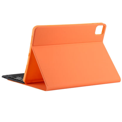 TG11BC Detachable Bluetooth Black Keyboard Microfiber Leather Tablet Case for iPad Pro 11 inch (2020), with Touchpad & Pen Slot & Holder (Orange) - For iPad Pro by buy2fix | Online Shopping UK | buy2fix