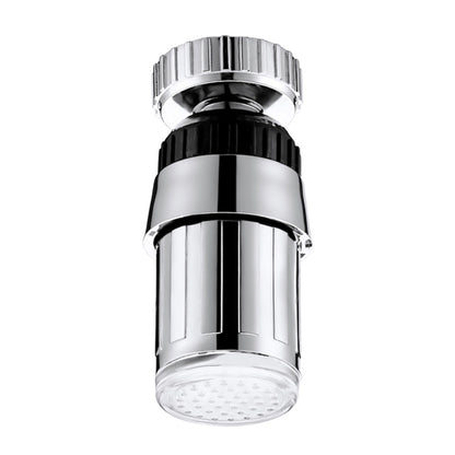 SDF-B6 1 LED ABS Colorful Change LED Faucet Light Water Glow Shower, Size: 58 x 24mm, Interface: 22mm (Silver) - Shower Head by buy2fix | Online Shopping UK | buy2fix