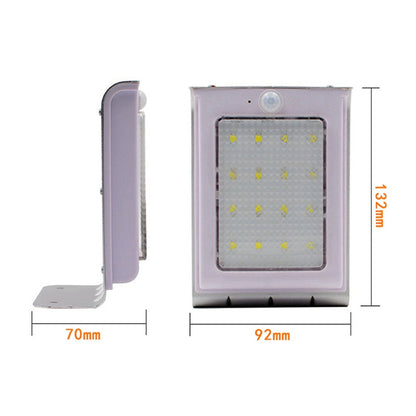 LED Human Body Induction Outdoor Garden Solar Wall Light - Solar Lights by buy2fix | Online Shopping UK | buy2fix