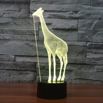 Giraffe Style 3D Touch Switch Control LED Light , 7 Color Discoloration Creative Visual Stereo Lamp Desk Lamp Night Light - Novelty Lighting by buy2fix | Online Shopping UK | buy2fix