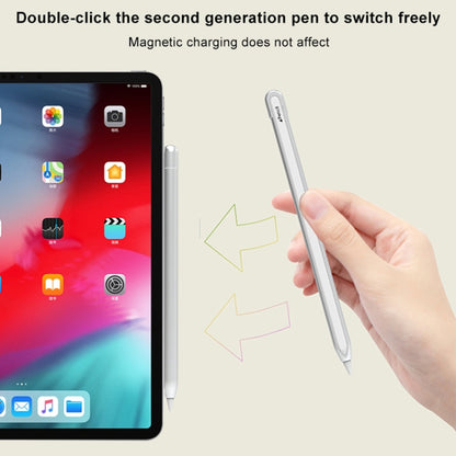 Metal Matte Non-slip Stylus Pen Protective Case for Apple Pencil 2 (Black) - Pencil Accessories by buy2fix | Online Shopping UK | buy2fix