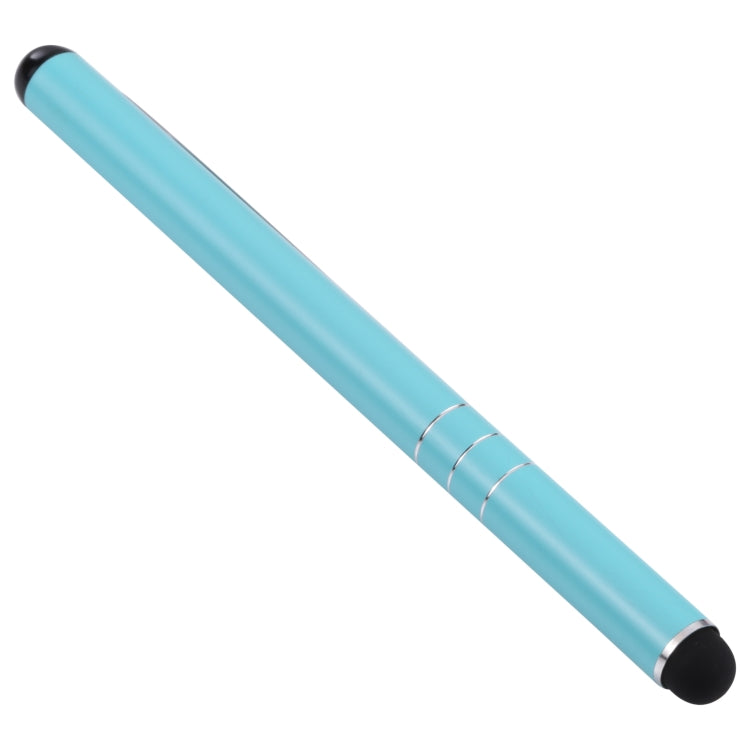 Universal Three Rings Mobile Phone Writing Pen (Sky Blue) - Stylus Pen by buy2fix | Online Shopping UK | buy2fix