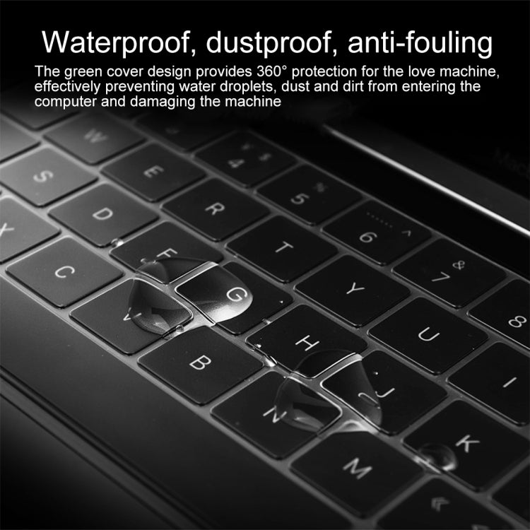 Keyboard Protector Silica Gel Film for MacBook Pro 13 / 15 & Air 13 (A1466 / A1502 / A1278 / A1286)(Transparent) - Keyboard Protector by buy2fix | Online Shopping UK | buy2fix