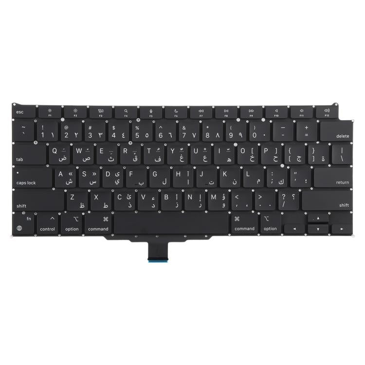 For MacBook Air 13.3 inch M1 A2337 2020 Small Carriage Return Arabic Version Keyboard - Replacement Keyboards by buy2fix | Online Shopping UK | buy2fix